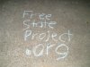 FSP website chalked