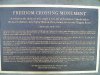 Freedom Crossing Monument in Lewiston, NY